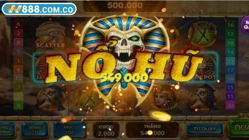 Có nhiều dòng game nổ hũ online tại W88
