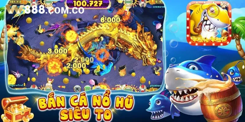 Săn cá thần rồng vàng nổ hũ siêu to