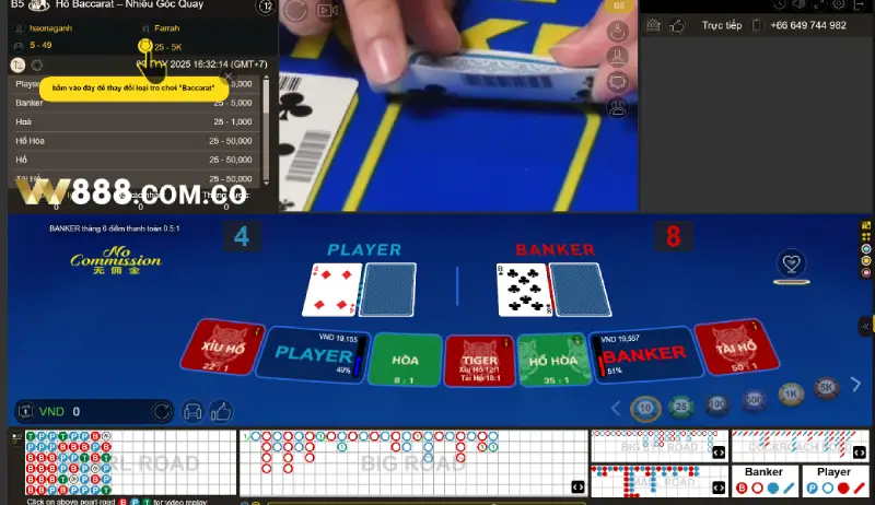 Thắng tự nhiên trong baccarat