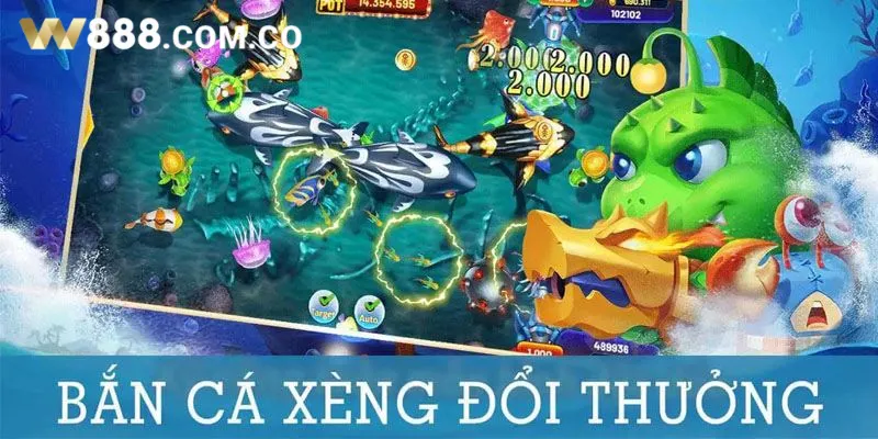 Trải nghiệm tựa game bắn cá xèng tại W88
