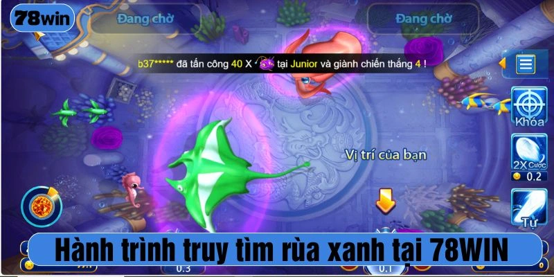 Hành trình truy tìm rùa xanh tại 78WIN