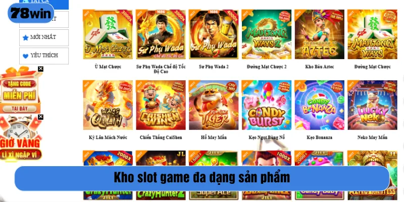 Slot game nhiều trò với giá trị Jackpot cao